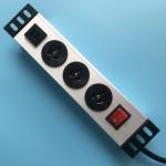3 Australian Outlet Power Strip With USB 2M Cable Metal Shell for sale