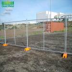 Hot Dipped Galvanized American Temp Construction Fence 7 Ft Height for sale