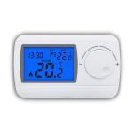 China 230V Dial Button Digital LCD Thermostat Heating Room 7 Day Programmable for sale