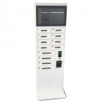 Quick Charger Public Cell Phone Charging Stations , White Mobile Phone Charging Kiosk for sale