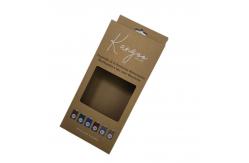 China Hanging Brown Self Assembly Paper Boxes Flat Rectangle Auto Lock Bottom Carton supplier
