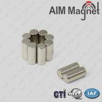 Rare Earth Material Axial cyclinder Magnet Suppliers N35 Nickel coating for sale