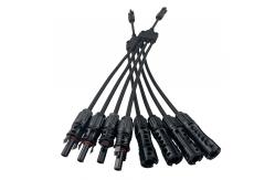 China Waterproof Dustproof Solar Branch Connector 1500VDC 30A PPO Solar Panel Plug supplier