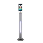 IPS LCD DC12V Face Recognition Infrared Temperature Kiosk for sale