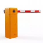 1S TO 6S 6M Length Straight Arm LED Light 220V 110V AC Motor Manual Release Traffic Light Barrier Gate for sale