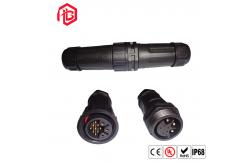China 24awg Ip67 M25 10A Waterproof Connectors 3 Pin Led Connector supplier