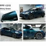 Shiny Green Anti Yellowing Color Paint Protection Film 1.52x16m Custom Color PPF Film for sale