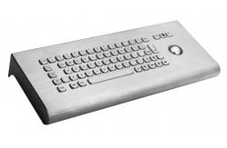 China IP65 vandal proof metal wall-mounted kiosk keyboard with optical trackball supplier