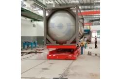 China Lifting Platform Rail Transfer Trolley Battery Wireless Remote Control Stepless Speed supplier