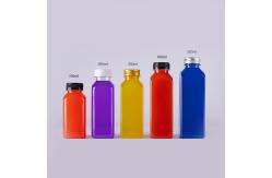 China PET 1 Liter 8 Oz Square Plastic Bottles BPA Free ODM Beverage Juice supplier