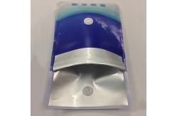 China PVC EVA Aluminum Foil Reusable Pocket Ashtray Pouch Button Closure supplier