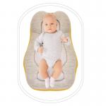 Breathable Fabric Nursing Pillow Head Body Support Newborn Lounger