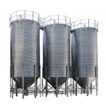 Galvanized Raw Material Silo 30m Steel Silos For Grain Storage for sale