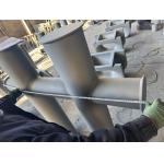 High performance Customized Cast Iron Mooring Cleats Ballards Single / Double / Cross Dock Bollards for sale