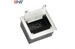 China Flush Mount Electrical Desktop Power Socket Box Flip Up Socket supplier