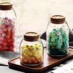 Transparent Borosilicate Food Storage Airtight Glass Jar