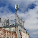Rooftop Steel RDS Monopole Tower Telecommunication / Telecom / GSM for sale