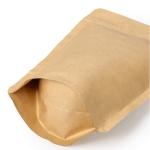 16oz Coffee Biodegradable k Paper Bag Stand Up Flat Bottom for sale