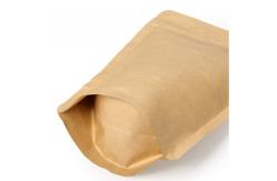 China 16oz Coffee Biodegradable k Paper Bag Stand Up Flat Bottom supplier