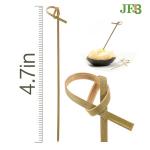 Party Appetizer Bamboo Knot Pickss Knotted Skewers 15cm 6inch for sale