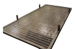 China Custom Frame Design Stainless Steel Interior Partition With Rigid Weave Mesh supplier