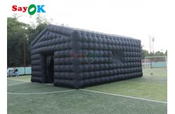 China Black Disco Inflatable Light Mobile Night Club Tent Portable Party Led Lighting supplier