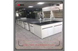 China Heavy Chemical Laboratory Furniture  / Lab Tables Work Benches With Faucet supplier