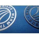 Screen Printing Silicon Heat Transfer Clothing Labels With Shiny Color Surface Brand Logo for sale