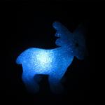 Eco Friendly LED Light Toy EVA Christmas Deer Ball Flameless Candle Decoration for sale