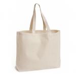 6oz Lightweight Canvas Cotton Shopping Bags , Womens Cloth Tote Bags for sale