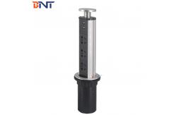China Professional Pop Up Counter Outlet , Hidden Table Mounted Pop Up Kitchen Socket supplier