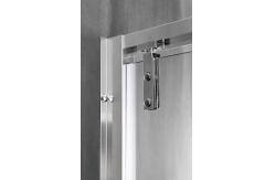 China Elegant Shower Door With Chromed Profile For Contemporary Bathrooms supplier