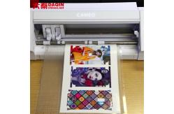 China Make Customized Picture Stickers Daqin Cutting Machine For Phone Or Laptop supplier