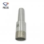 Brazed Body Sharp Taper Shank Diamond Glass Core Drill Bit