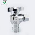 Chrome Plated Multi Turn 3/8''ODX1/2'' PEX Angle Stop Valves for sale