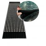 Rubber Plate Diamond Ceramic Pulley Lagging Lining With Contact Layer for sale