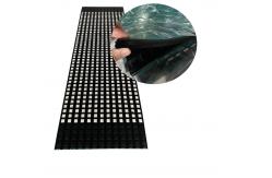 China Rubber Plate Diamond Ceramic Pulley Lagging Lining With Contact Layer supplier
