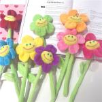 Multiple Color Sunflower Bouquet Creative Rose Curtain Flower Clasp Plush Doll Wedding Toss Gift Set with Plush Design for sale