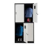 Office Home Gym RAL Color 4 Door Steel Locker Cabinet for sale