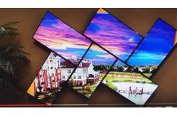 China 55 Inch Art Shape Lcd Video Wall Display , Narrow Bezel Irregular Video Wall supplier