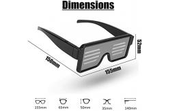 China 11 Patterns Light Up LED Glasses supplier