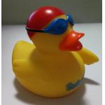 Eco - Friendly Bath Tub Weighted Rubber Ducks Harmless For Children Shower OEM weighted Music Duck for sale
