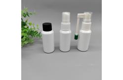 China Pe 50ml Empty Plastic Spray Bottles Frosted Treatment supplier