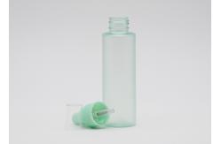 China 24mm Flat Shoulder Empty Refillable Perfume Bottles With Green Frosting Powder supplier