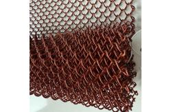 China Heavy Duty Metal Chain Link Mesh Maximum Width 12 Meters Customizable Aperture supplier