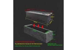 China Upgrade Your Space With A Remote Control Embedded Water Steam Fireplace Freestanding Design supplier