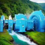 Automatic Control Francis Water Turbine Generator with Stainless Steel Runner for sale