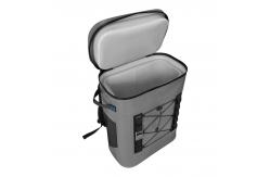 China Dark Gray Leakproof Soft Cooler , 25L Cooler Bag With Insulated Padding supplier