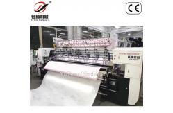 China PLC Computerised Lock Stitch Quilting Machine For Bed Sheet Making supplier