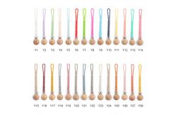 China Soothie Chewable Dummy Clip Pacifier Clips Silicone Teething Beads supplier